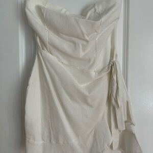 PRINCESS POLLY White Strapless Dress